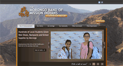 Desktop Screenshot of morongo-nsn.gov